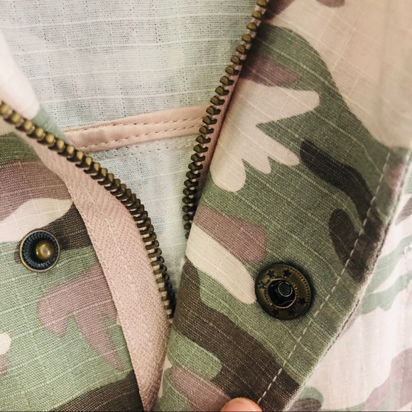 Sugarlips Kenza Camo Jacket size L Cotton STJ7753 - Picture 4 of 7